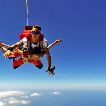 壮丽视野：从空中探索——跳伞