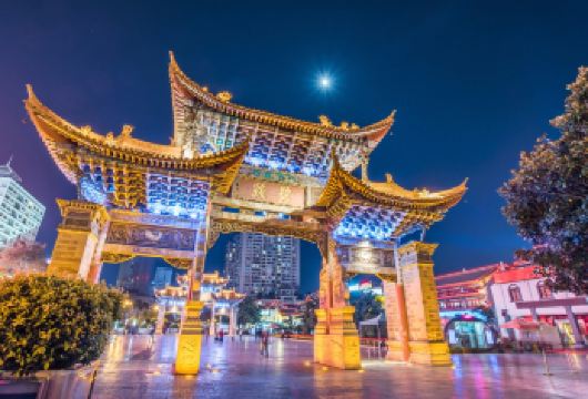 昆明出发：石林风景区+金马碧鸡坊+斗南花市一日游【私家团】【私家小团丨小众玩法丨纯玩无购丨独立包车丨行程可调丨随停随走丨时间自由丨上门接送】