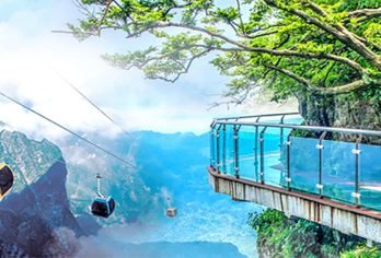 天门山国家森林公园一日游【可选8人团/私家团 含往返索道】【[精华日游]套餐A：日游20人团，优先锁定A/B线门票，精华景点，含往返索道；套餐B：升级8人小团】
