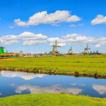 荷兰阿姆斯特丹桑斯安斯风车村+埃丹+福伦丹+马肯探索之旅