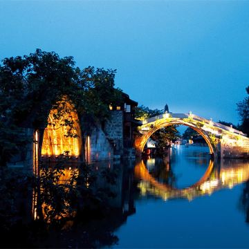 商务车丨可选英文导游丨上海出发西塘+东栅+西栅+西栅夜游