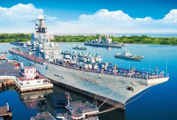 天津泰达航母主题公园+北塘古镇一日游【包车∣包含门票∣接送】【省心省力、包含泰达航母公园门票！】