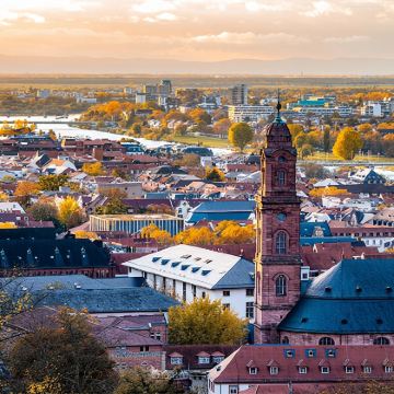 德国法兰克福海德堡+吕德斯海姆+莱茵河谷游船一日游/中文司机