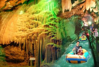 临沂地下大峡谷+萤火虫水洞+蝴蝶谷【送水洞游船】--临沂出发【洞顶上布满成千上万的萤火虫，一眨一眨犹如夜间闪烁的星星】