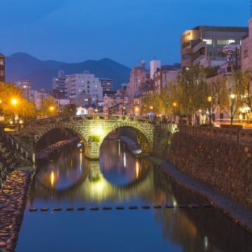 哥拉巴园+长崎新地中华街+眼镜桥+镇西大社诹访神社|九州包车