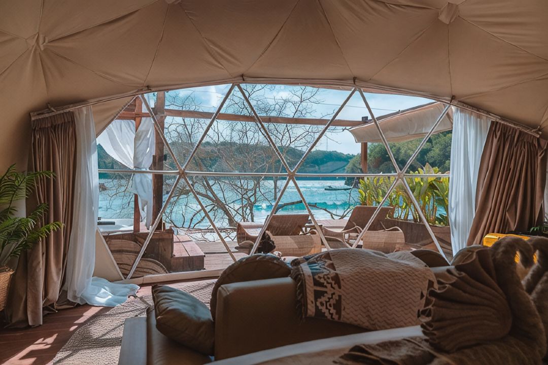 Beachfront Luxury Dome Villas - Gamat Bay Resort