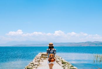 大理360度环海线一日游洱海喜洲双廊古镇文笔村理想邦导游讲解【网红打卡景点，洱海生态廊道骑行，喜洲古镇，双廊古镇，文笔村，理想邦圣托里尼】