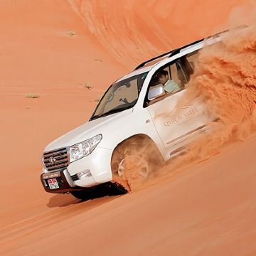 阿布扎比日落冲沙 Rose营地 绕绿洲骑骆驼表演+接送自助餐