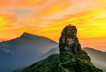 中国贵州梵净山一日游【市区接送，保证纯玩1人也发】【纯玩无购物 游玩无压力 一人也发团,可预订西进东下，需另外支付西门车费。】