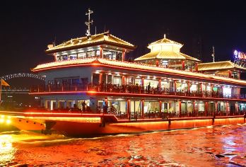 重庆两江游晚霞游船+山城美景 电子票无需取票换票【晚霞游船：18:10洪崖洞码头开船 航行45分钟】