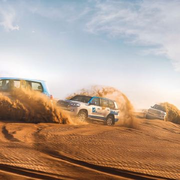 阿联酋 阿布扎比沙漠6人小团之旅 含烧烤晚餐+骑骆驼+滑沙