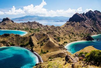 印尼科莫多Pink Beach一日游【全新路线一天8个景点】【一天8个景点，从早到晚玩不停，粉色沙滩+日落蝙蝠】