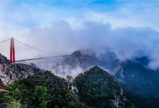 临沂+沂蒙山银座天蒙旅游区一日游【震撼玻璃桥，鸟瞰沂蒙山】【让游客360度的感受沂蒙山美景】