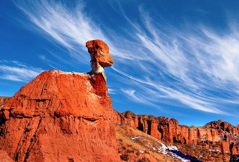 张掖冰沟丹霞+七彩丹霞一日游（小拼团，包车游）【双景联游：七彩丹霞色彩奇观+冰沟丹霞地貌秘境，错峰游览全程无忧！】