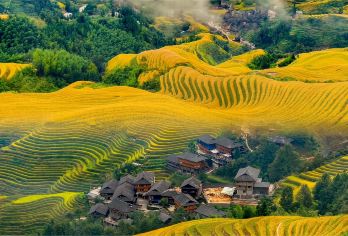 广西桂林龙脊梯田一日游【桂林龙脊梯田一日游2-8人小包团】【龙脊梯田】