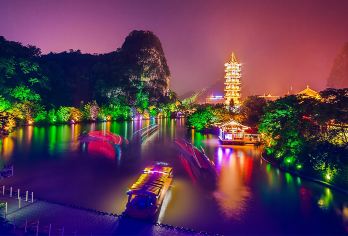 桂林两江四湖景区【夜游两江四湖/日游一江四湖等可选票】【桂林