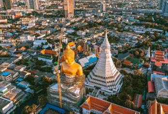 曼谷水门寺+暹罗古城+三头神象博物馆一日游【体验刺激的曼谷市区嘟嘟车之旅，四小时内游览曼谷的精华！】
