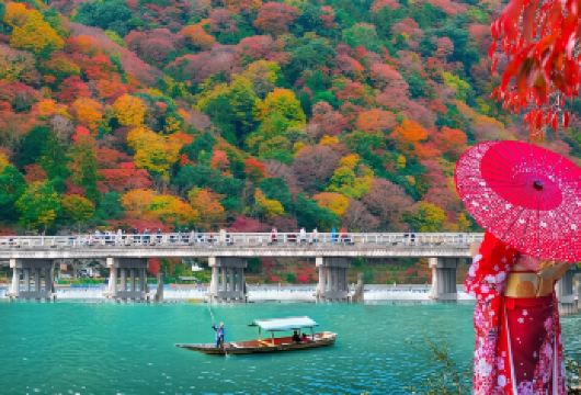 【京都&奈良一日游】岚山小火车&奈良公园&伏见稻荷大社一日游【中文导游：热情友好，经验丰富，为您提供专业细致的导览服务。】