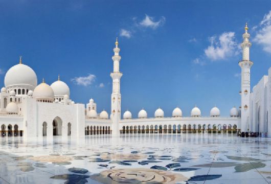 阿联酋迪拜出发阿布扎比卢浮宫+总统府+清真寺一日游【阿布扎比市区内精华景点或网红景点一天搞定】