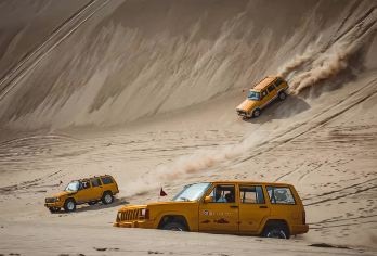 “沙漠与湖”的完美同框 | 玉龙沙湖一日游【内蒙古不只有草原！这个沙漠湖景宝藏地藏不住了！】