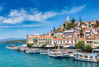 希腊 爱情海伊兹拉岛+波罗斯岛+埃伊纳三岛一日游【雅典往返】【参观爱情海美丽的三个岛屿：波罗斯岛、伊兹拉岛和埃伊纳岛】