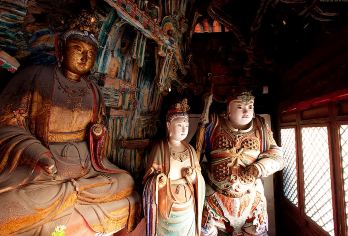 云冈石窟+恒山+悬空寺一日游【6人团2人起不含门票上门接送】【[全景山西]云冈石窟+悬空寺+北岳恒山、本行程不含门票无导游、客人到景区自行游玩，请知悉介意慎拍。】