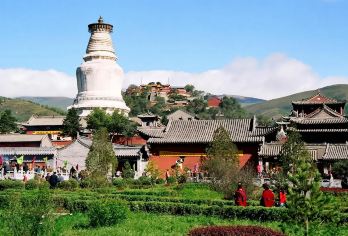 五台山一日游【五爷庙、殊像寺祈福|可自由行|学业|还愿】【五台山是世界五大佛教圣地，中国四大佛教名山之首】