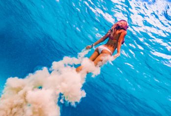 沙巴亚庇环滩岛环滩之恋ria浮潜深潜海钓一日游红树林萤火虫【豪华版：双体双层船，体验海钓，赠送水下拍照】