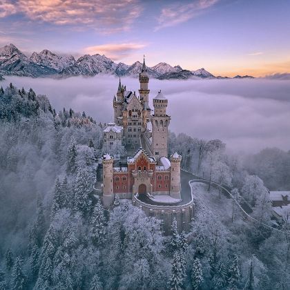 【童话城堡】德国新天鹅堡一日游（慕尼黑往返+多语种语音导览）