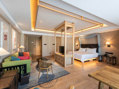 双城市酒店住宿-哈尔滨22℃精品主题酒店群力远大店