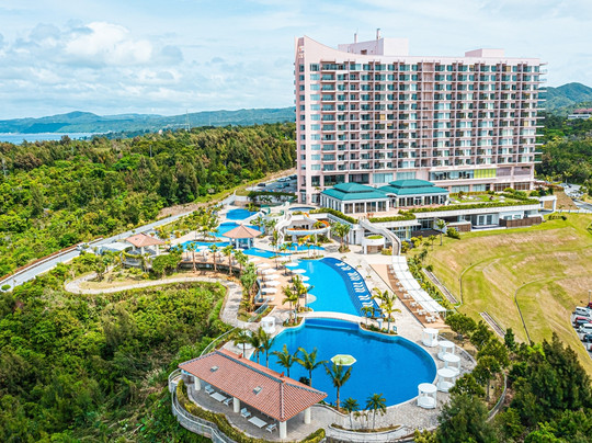 名护市酒店住宿-冲绳万豪度假酒店及水疗中心
