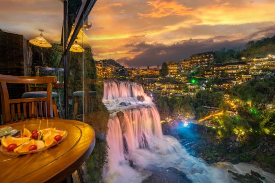 12C • Waterfall View Prime Location (Overlooking Waterfall Night View • TikTok Instagram Photo Spot)