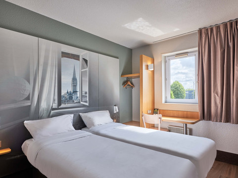 Carpiquet酒店住宿-B&B HOTEL Caen Mémorial