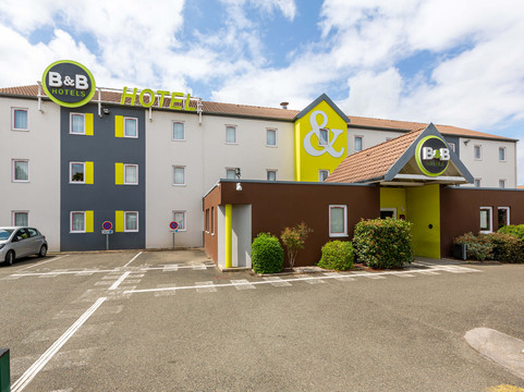 Barjouville酒店住宿-B&B HOTEL Chartres Le Coudray