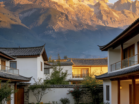 无尔山下｜金山映雪·雾漫泳池花园度假美宿