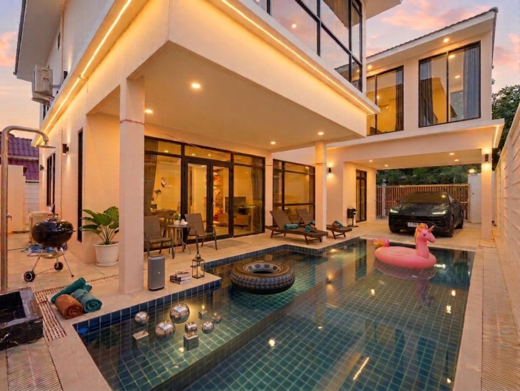 villa Amarin - Pattaya central next soi LK - Family & groups ( private pool & luxury )