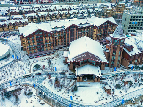 张家口市酒店住宿-张家口崇礼富龙假日度假酒店