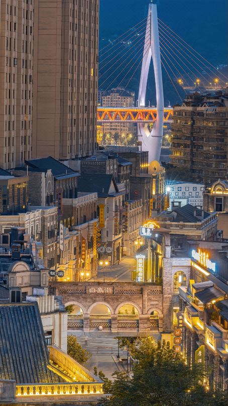 與暮·千尋江景民宿（重慶解放碑洪崖洞店）