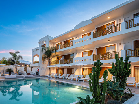 Perivolia酒店住宿-Aristea Hotel Rethymnon