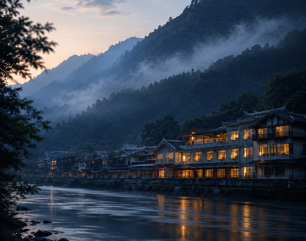 九寨沟丨暮山映雪·悬岸方舟Sukoon Village