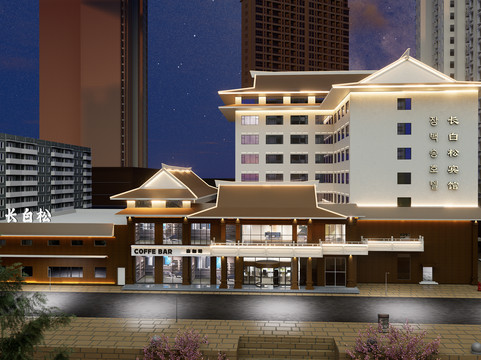 长白松智慧酒店（延吉延边大学网红墙东方水上市场店）