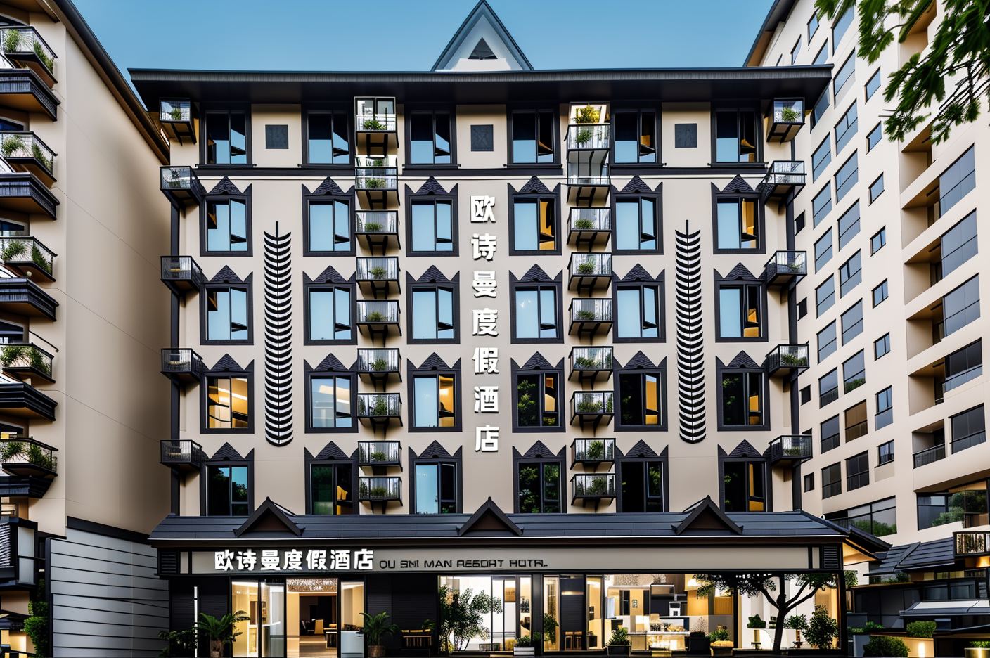 欧诗曼·星光水岸轻奢度假酒店（西双版纳景洪泼水广场店）-官方
