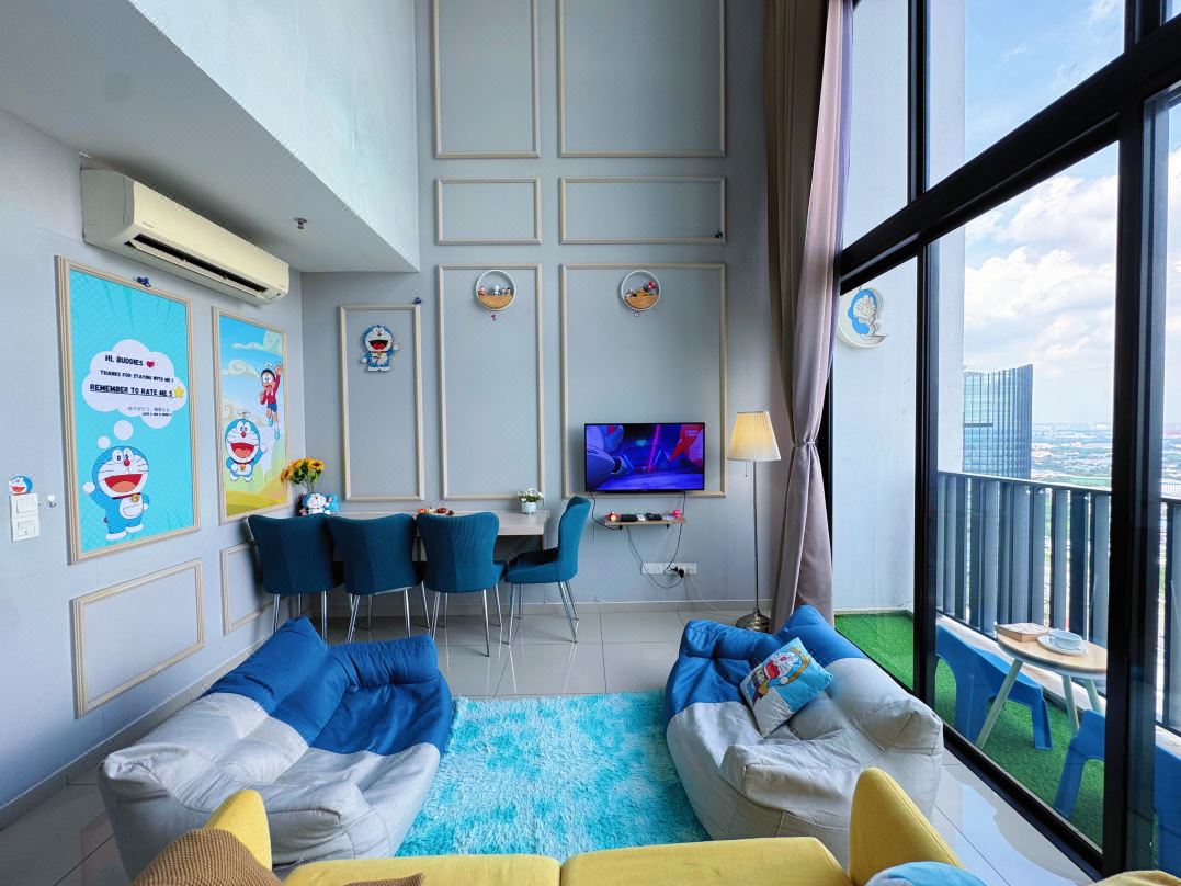 Doraemon @ Hyde Towel Duplex |Fully AiCON 2BR