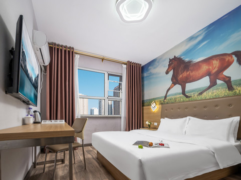 南阳市酒店住宿-南阳方圆快捷酒店车站店