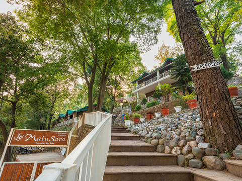 Bhujiyaghat酒店住宿-Echor Malusara Lakeview Retreat Bhimtal