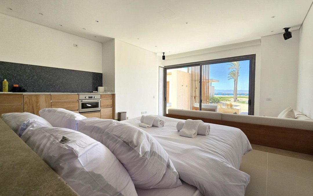 Sea View Pool Side Cabana with Cinema in Somabay