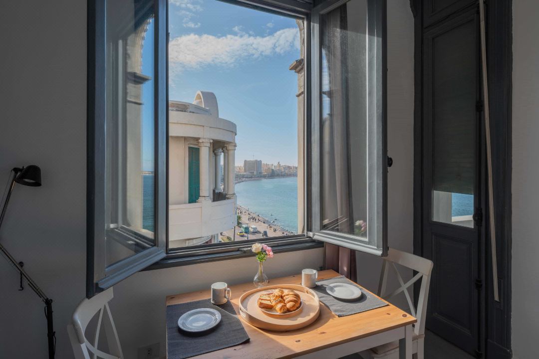 Grey l Studio Apartments Corniche Alexandria Little Venice