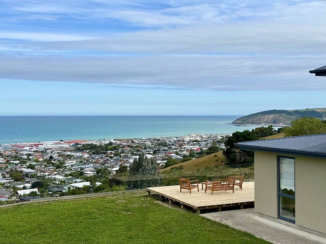 Panoramic Sea & Town View - Luxurious Sea View Villa Oamaru