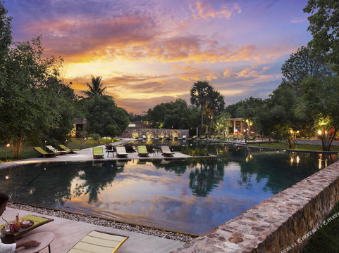 Phumi Khna酒店住宿-坦普雷森酒店