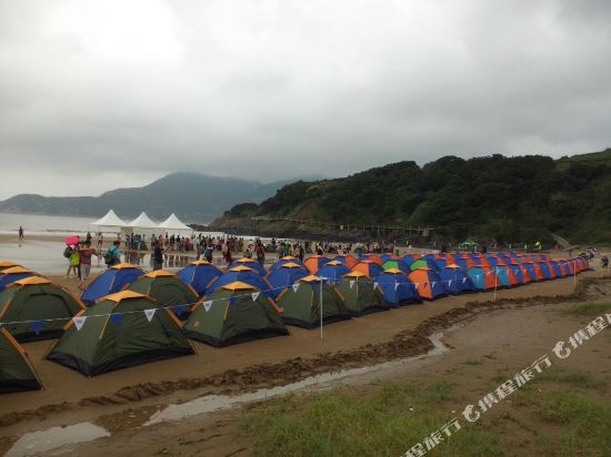 舟山南沙海滩帐篷住宿